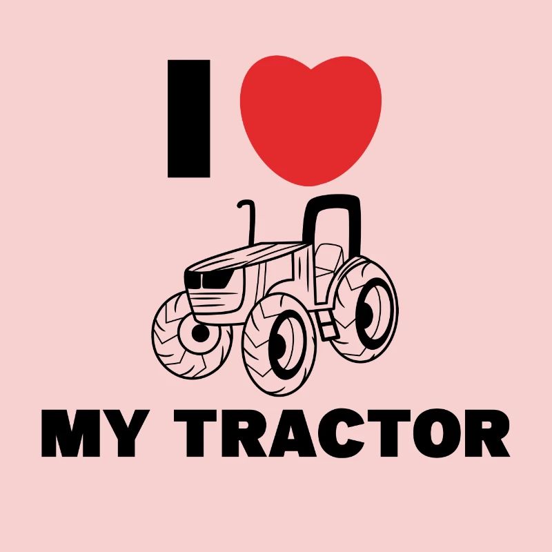 Ackerbau Herz Ich Liebe Traktor Statement Bauer