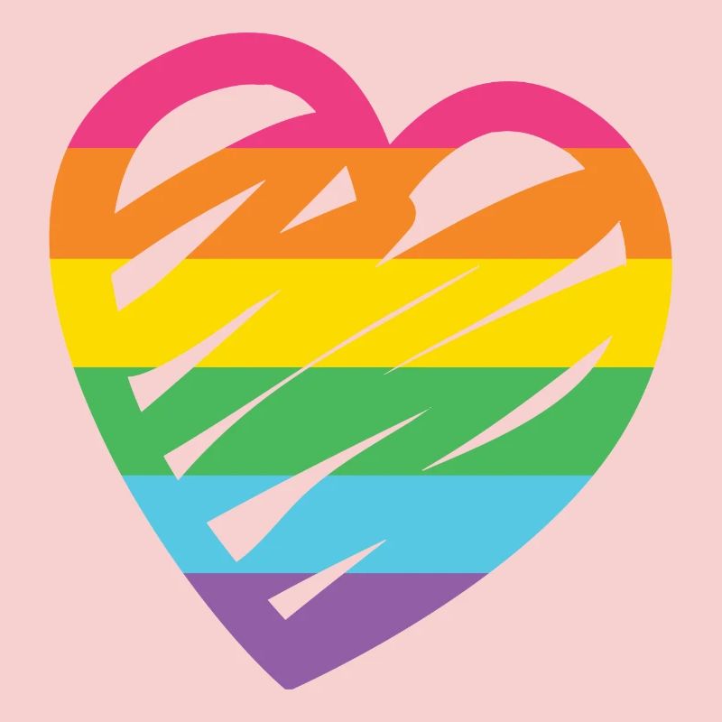 LGBTQ-Regenbogenherz