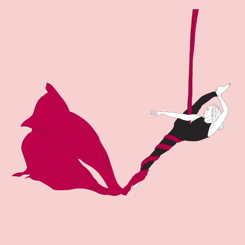 Magenta Silk's Aerial Acrobatics