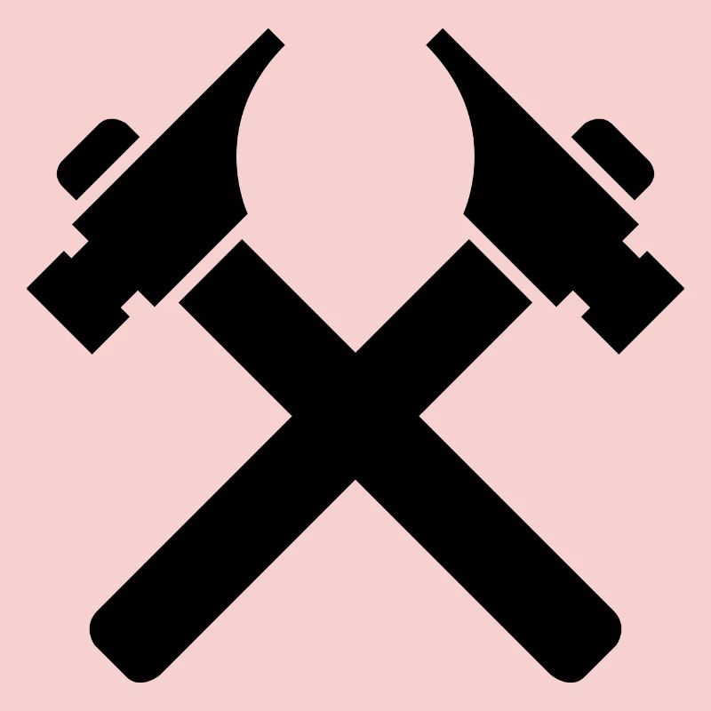 Tools Hammer Carpenter Symbol icon Logo Graphic