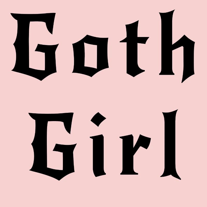 Gothic Mädchen schwarz