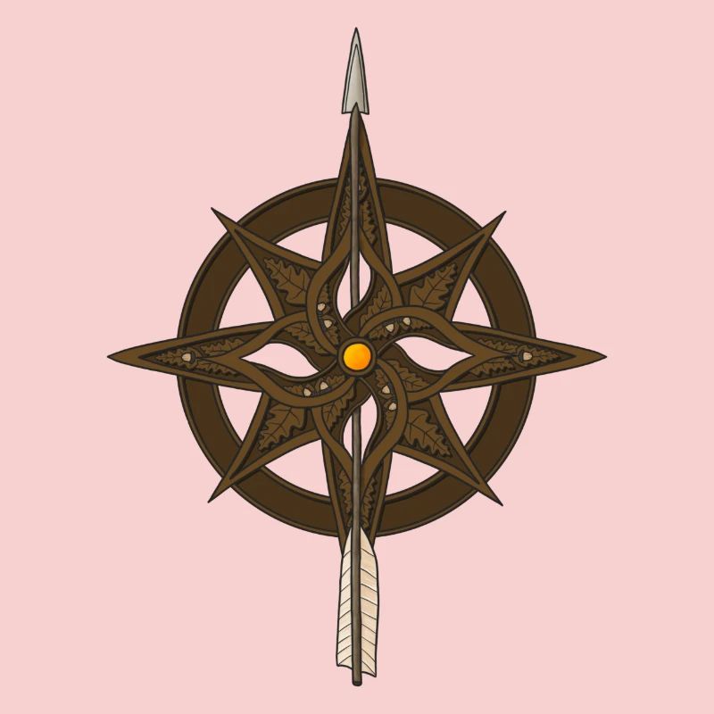 Fantasy Compass Rose