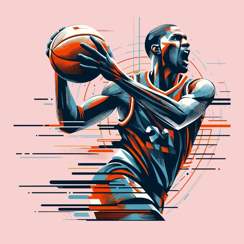 Basketball dynamisch Geschenk