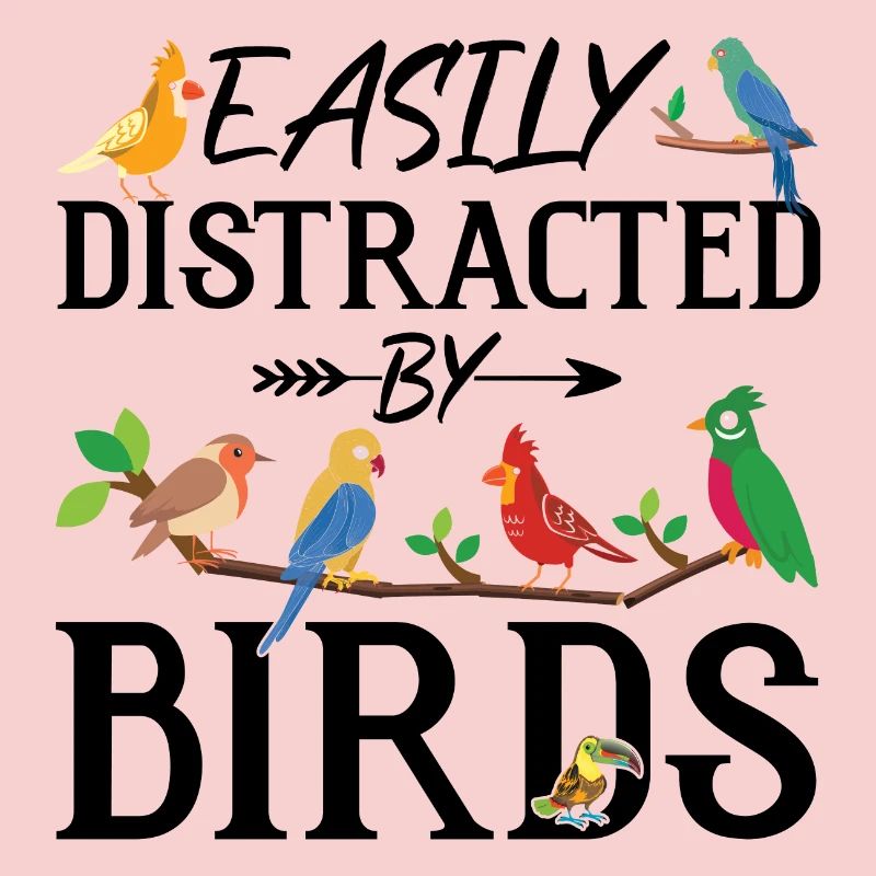 Facilement distrait par les oiseaux