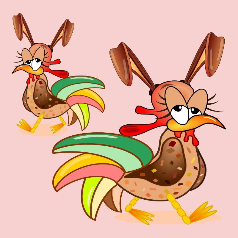 EASTER CHICKENS EASTER BUNNIES COUPLES