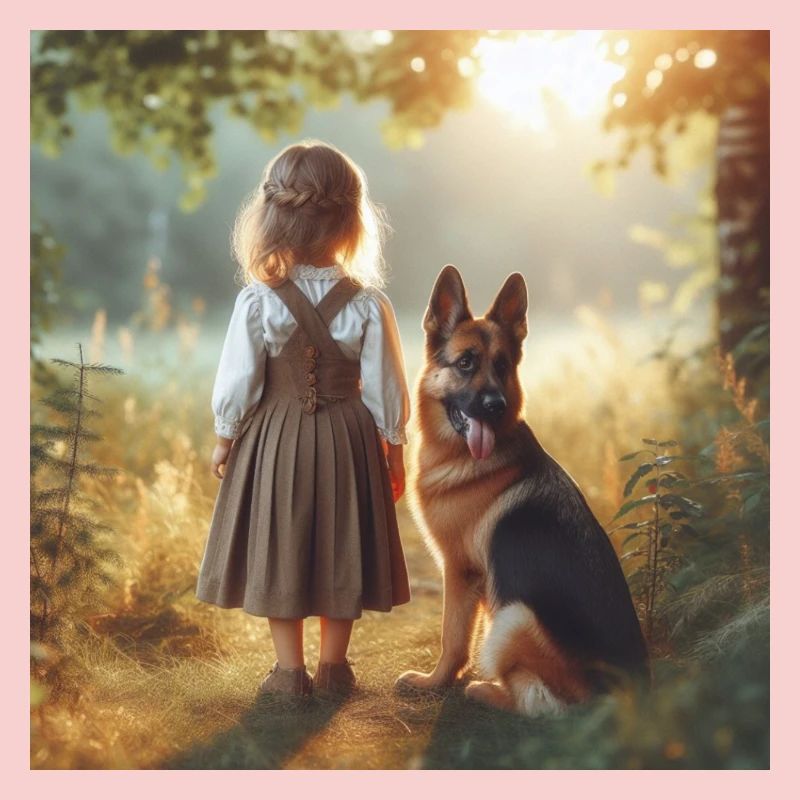 German Shepherd Art