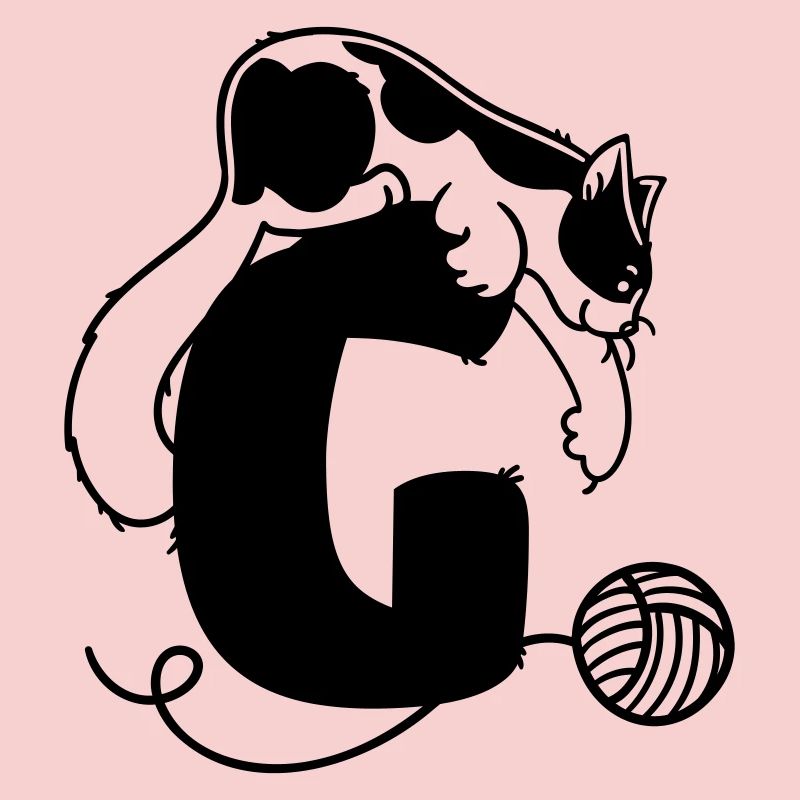 Katze Buchstabe G