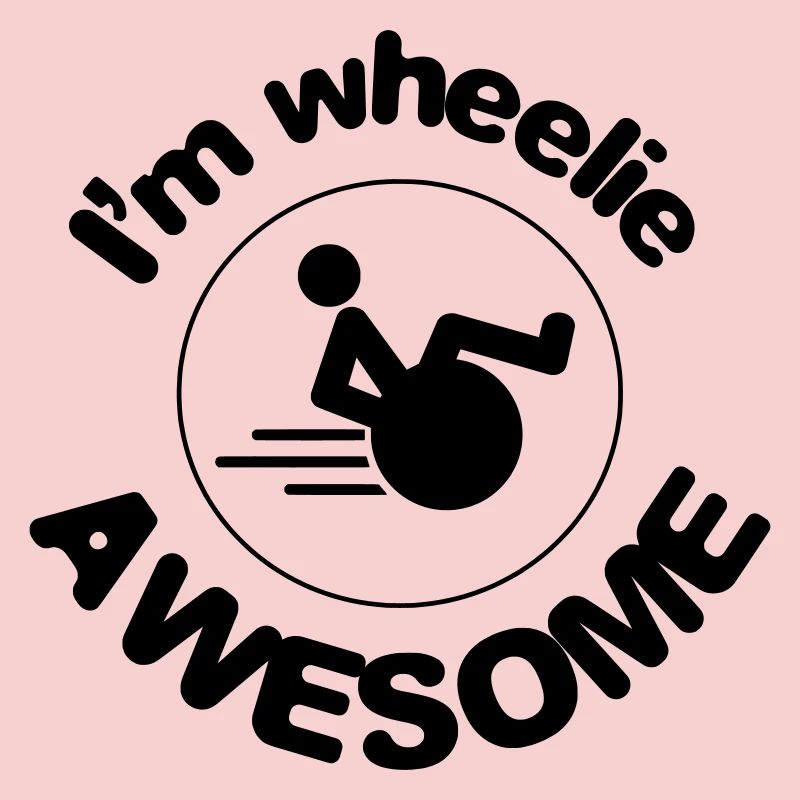 Ich bin ein toller Wheelie. Ich bin ein großartiger Roller*