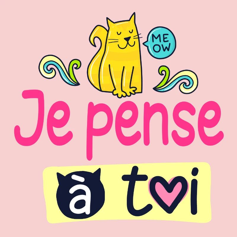 Je pense à toi - Chat Joyeux