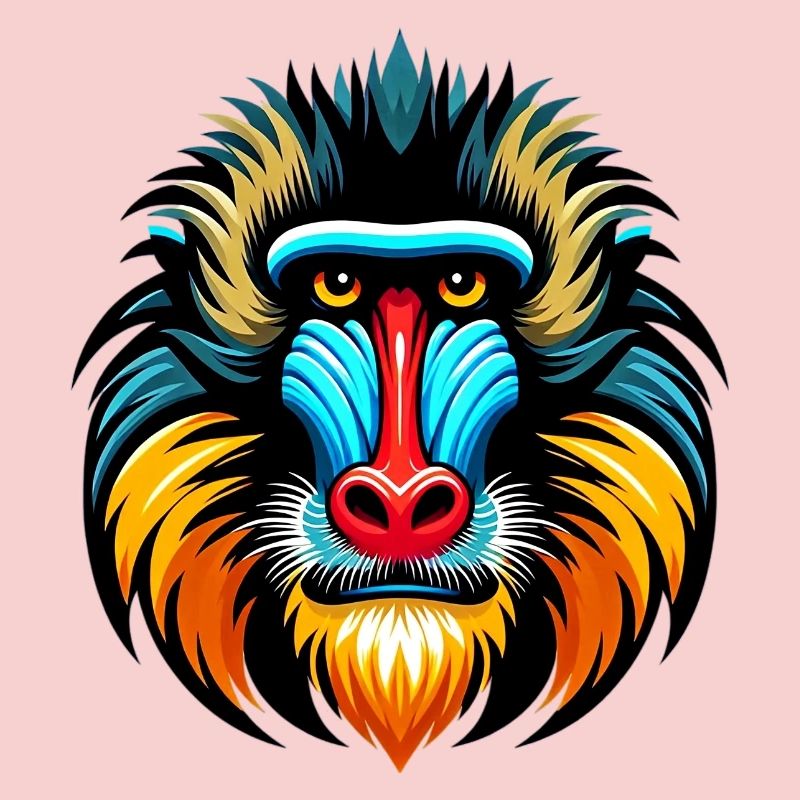 Mandrill-Affe