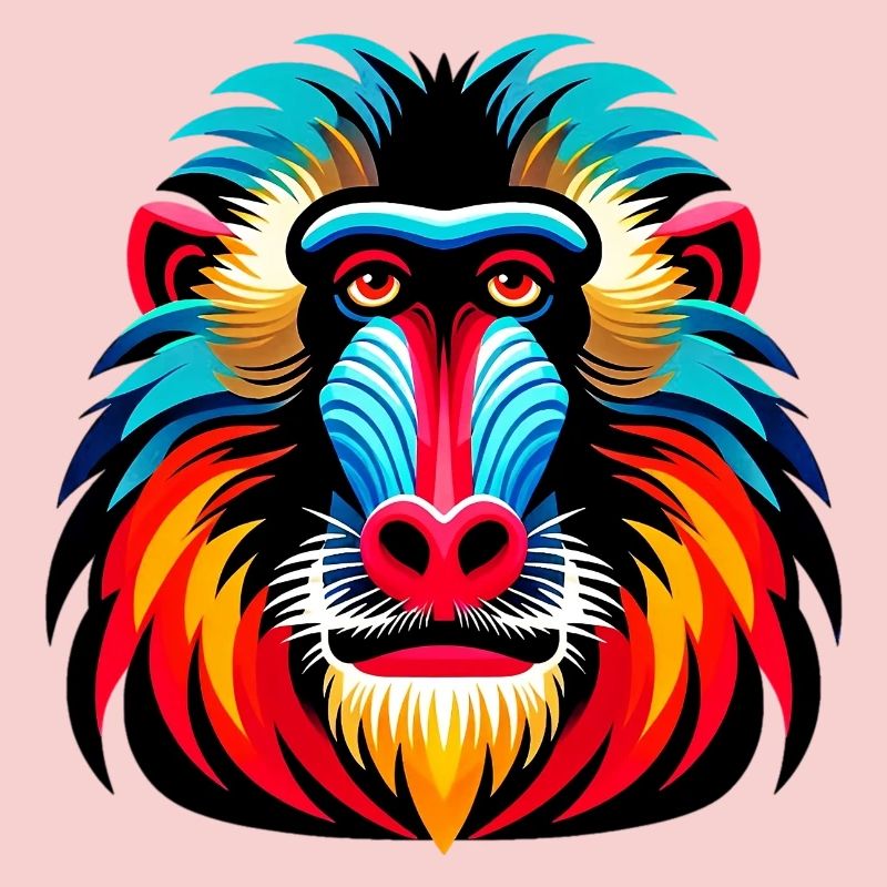 Mandrill monkey