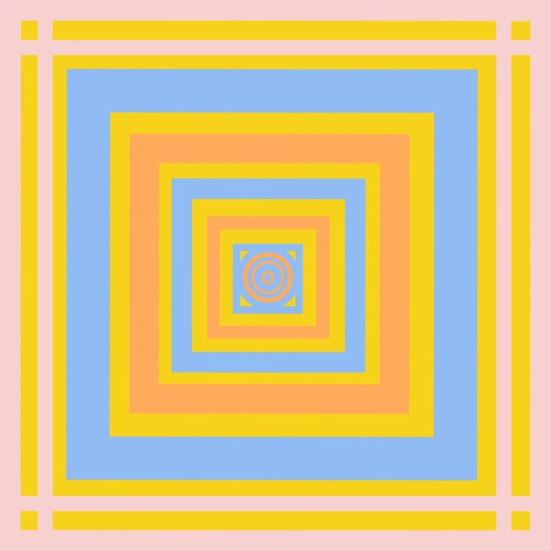 Geometric color play patterns
