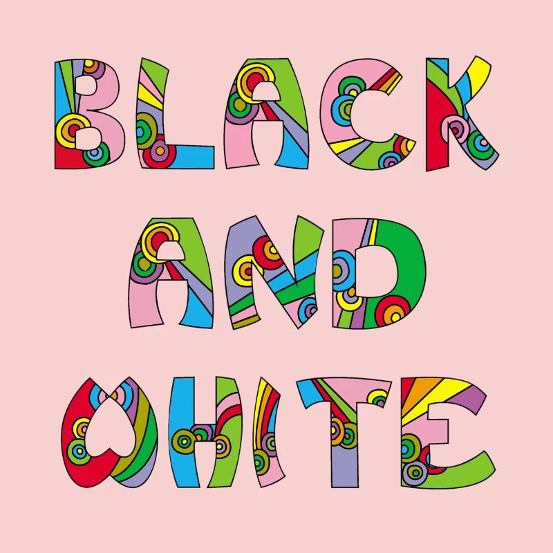 Noir et blanc mais en couleur