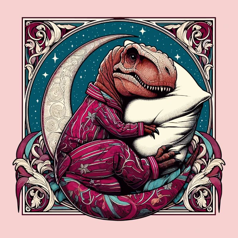 T-Rex Sleeping Hobby Gift