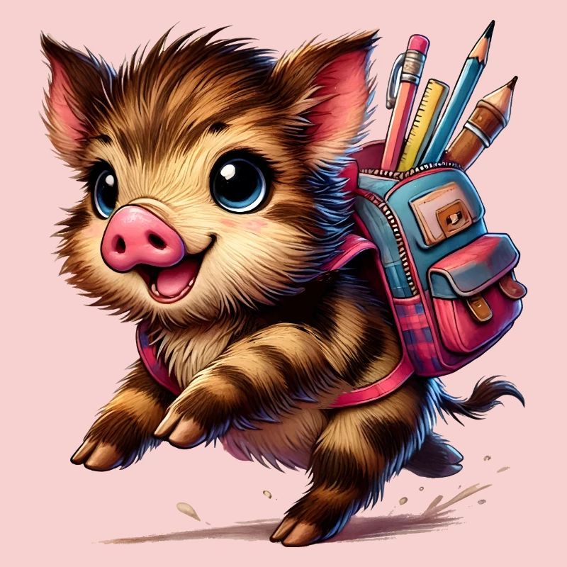 Back to school with fun: Wild boar for school beginners