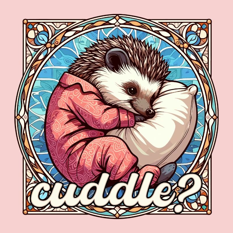Hedgehog Cuddle Cuddly Pillow Gift