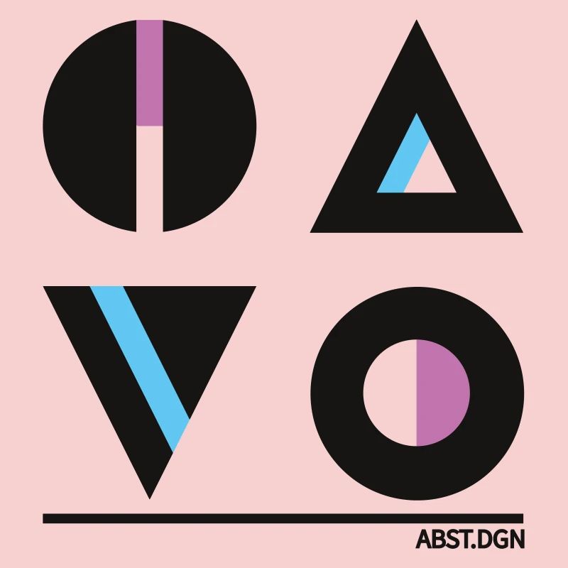 Conception géométrique abstraite - Mode élégante