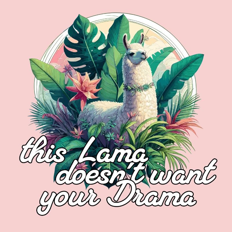 Lama Drame Optimisme Positif Cadeau