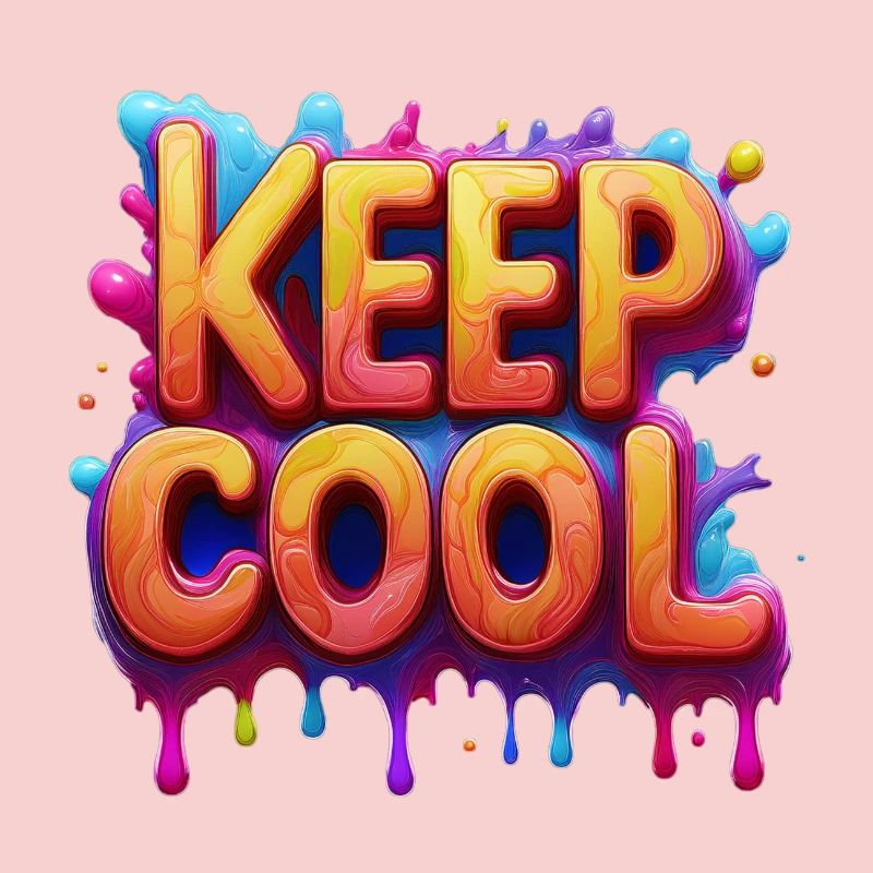 Keep cool text in 3D