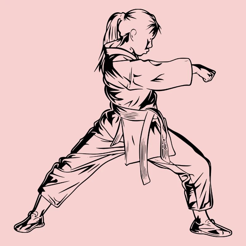 Karate Mädchen