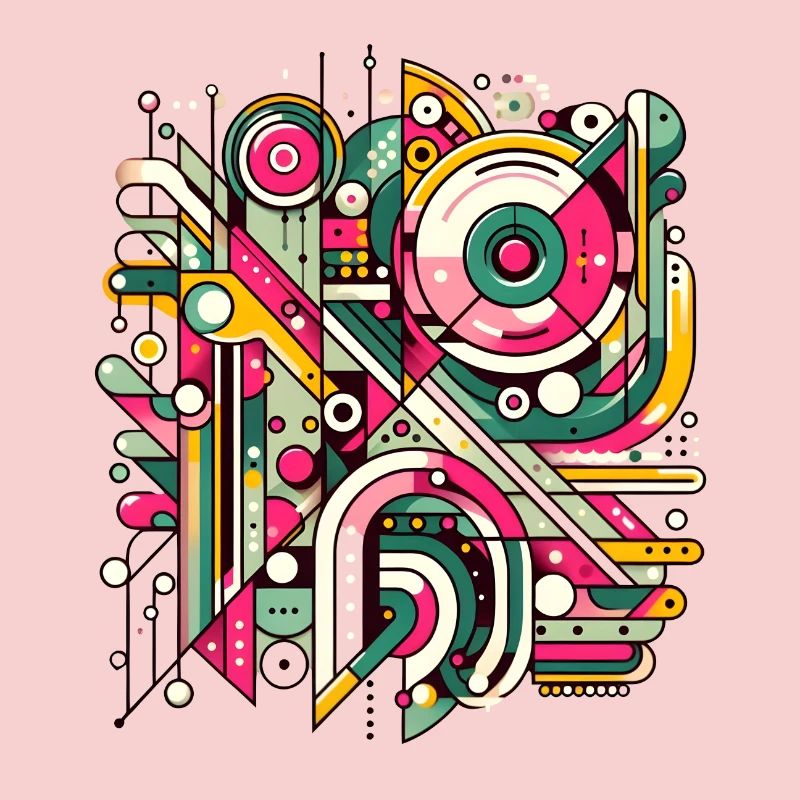 Neon Geometry — Hypergrid