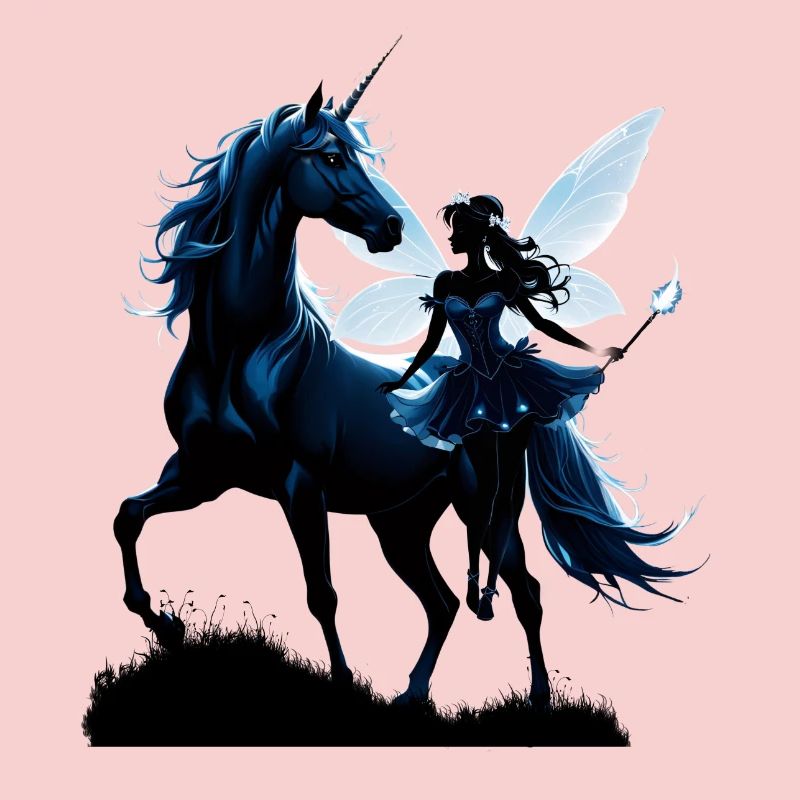 Die Fee und das Einhorn: Ein nächtliches Abenteuer.