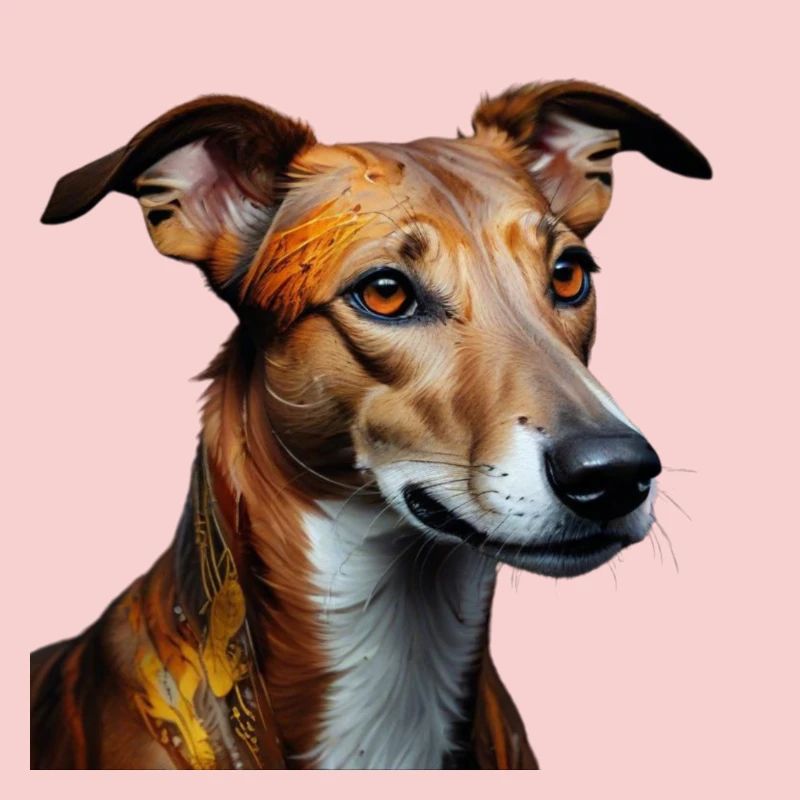 Herbstwindhund Porträt