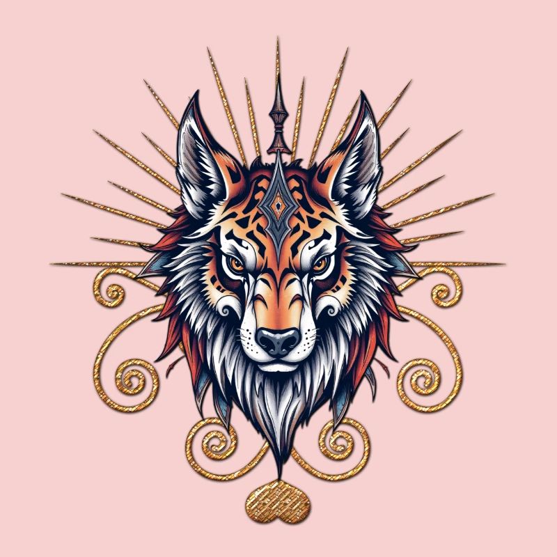 Stunning Wolf Head