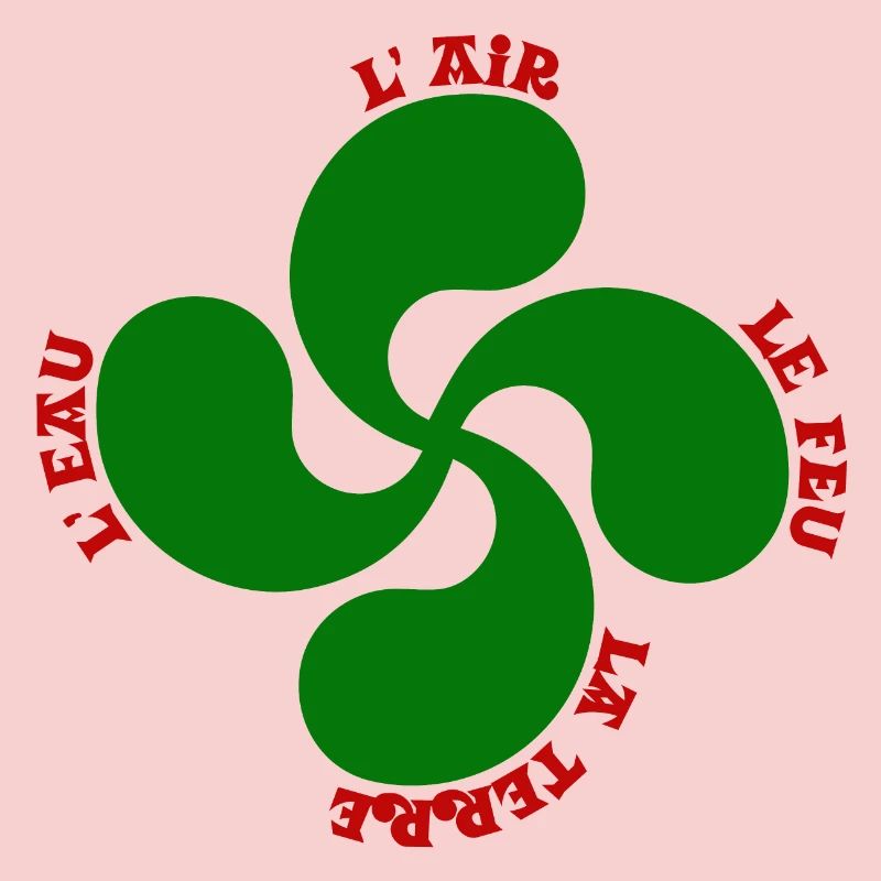 Lauburu verte - croix basque et signification