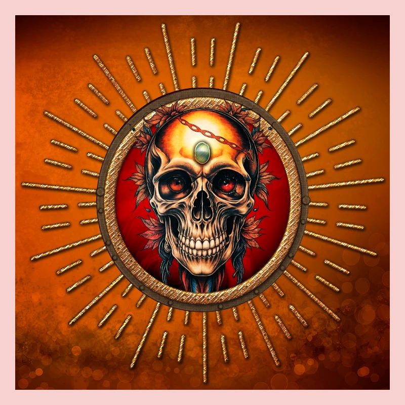 A skull whose
