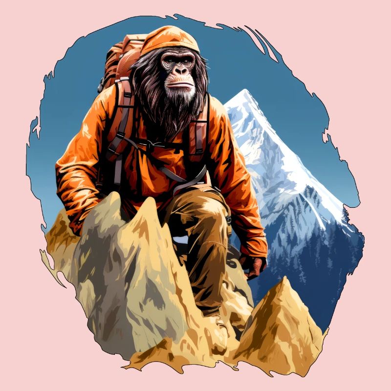 Singe Alpiniste / Singe Randonnée