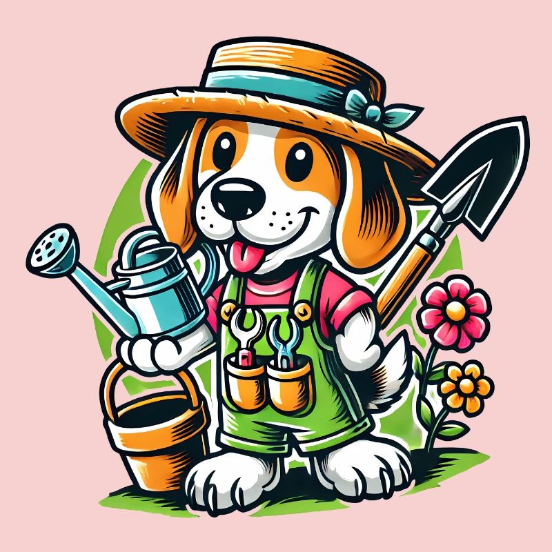 Beagle Gardener