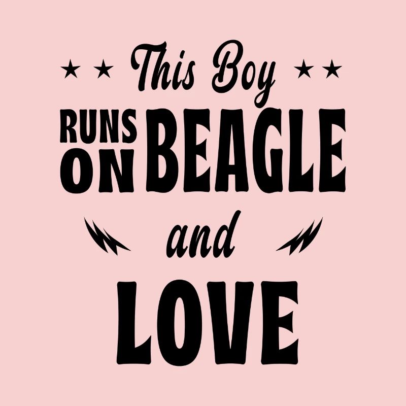 Dieser Junge Beagle Design