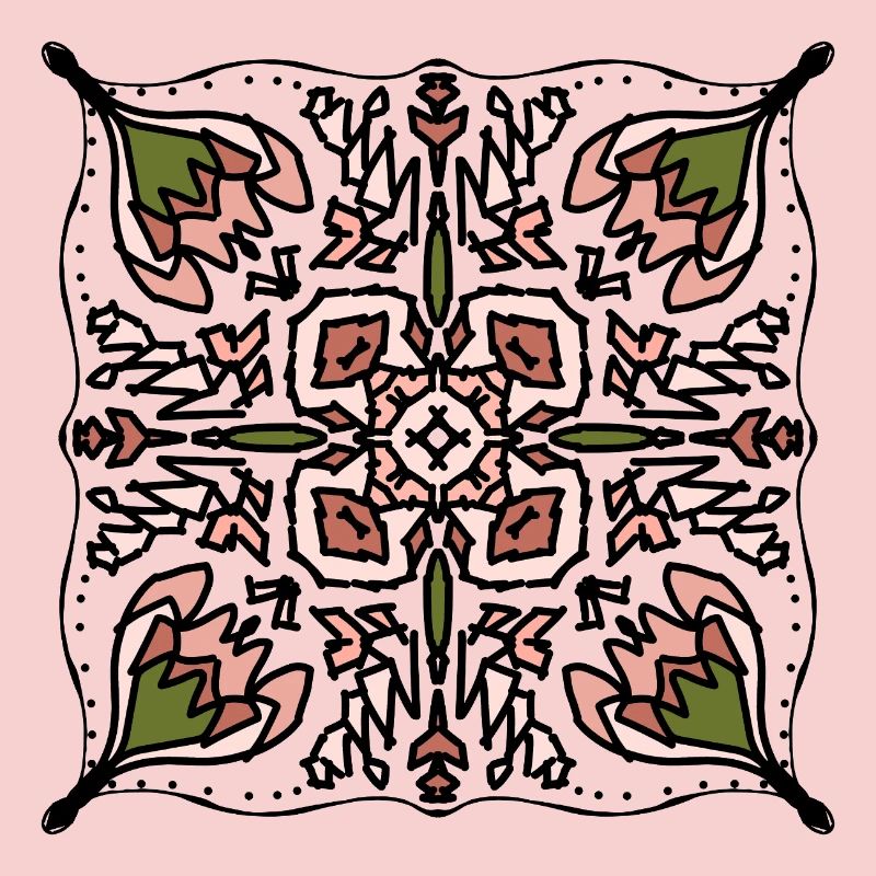 Kaleido Blütenstern Muster