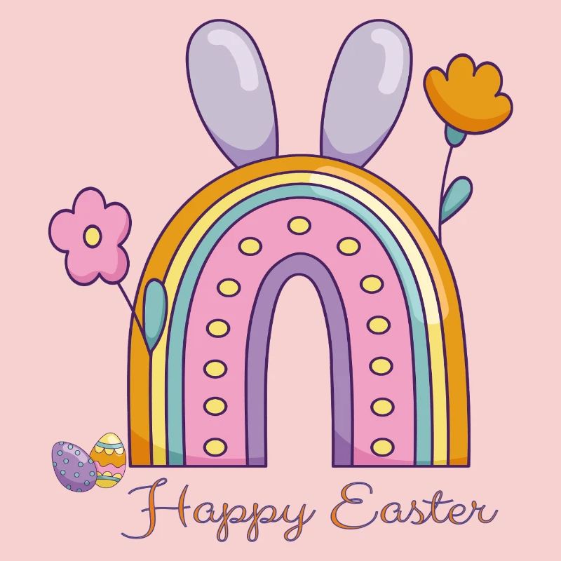 Happy Easter Rainbow