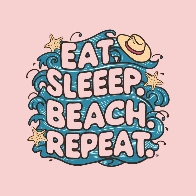 Manger dormir plage répéter