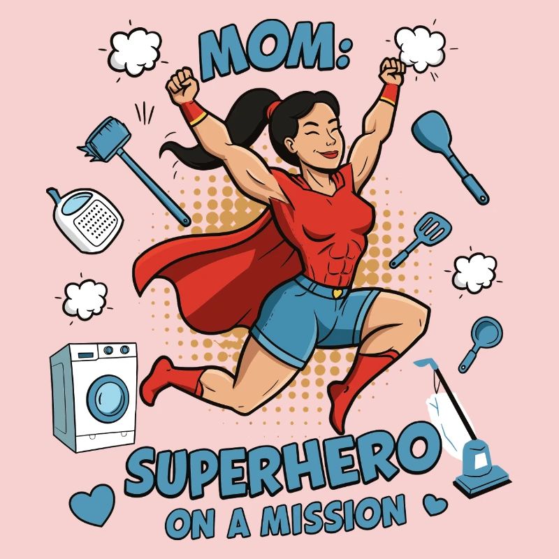 Mutter, Superheldin auf einer Mission !