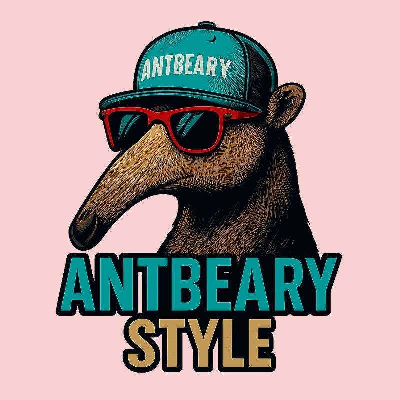 Antbeary Style Aardvark Cartoon