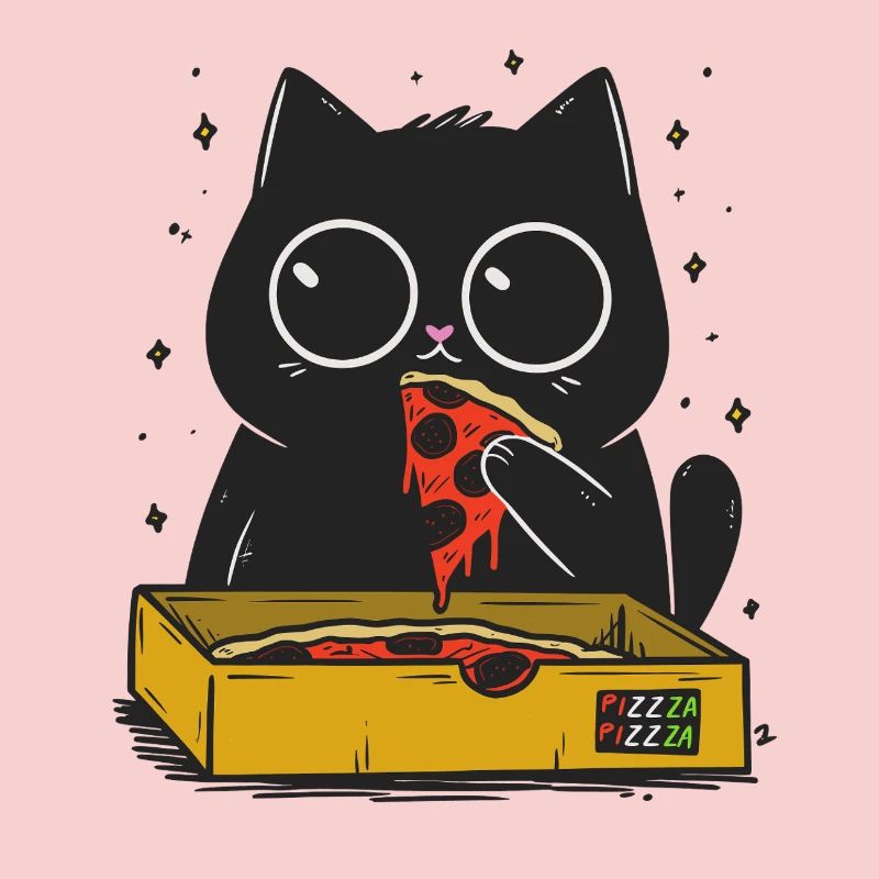 Pizza Kitty en couleur