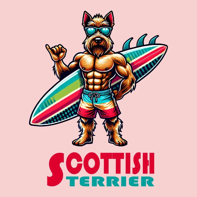 Terrier écossais Surfer
