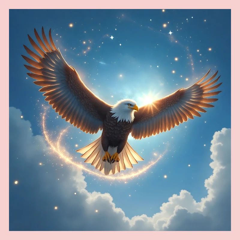 Power Animal Eagle in the Sky