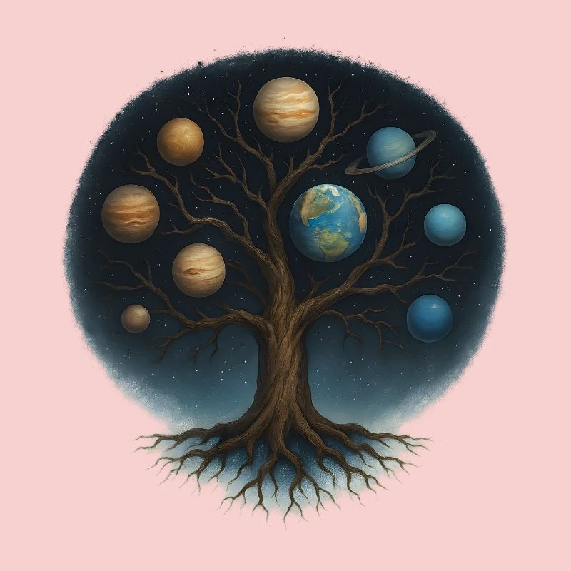 Cosmic Tree with Planet World