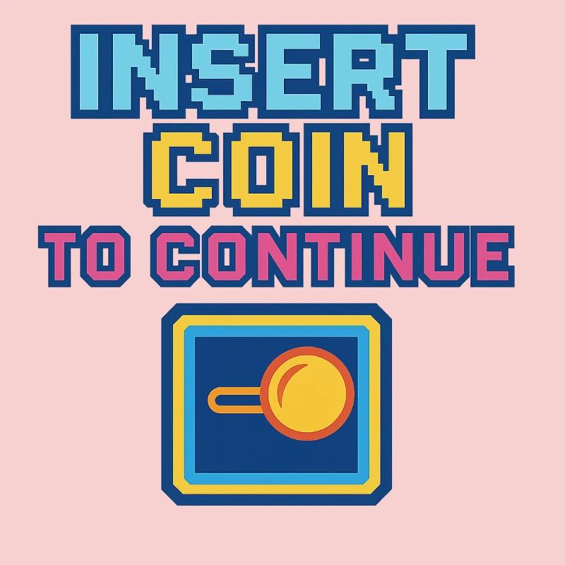 Retro Pixel Arcade Game Design
