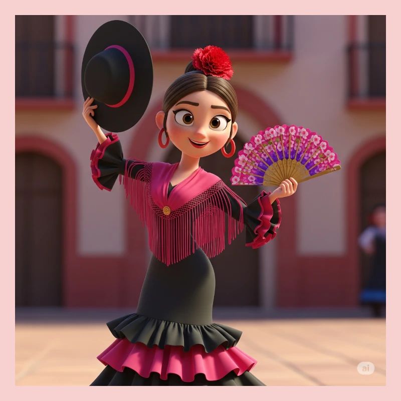 Flamenco with art