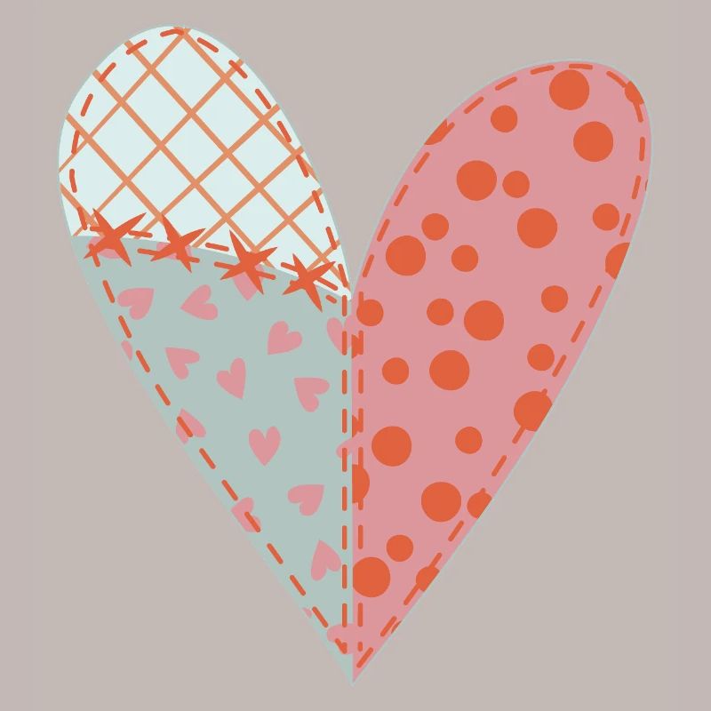 Patchwork Heart No11