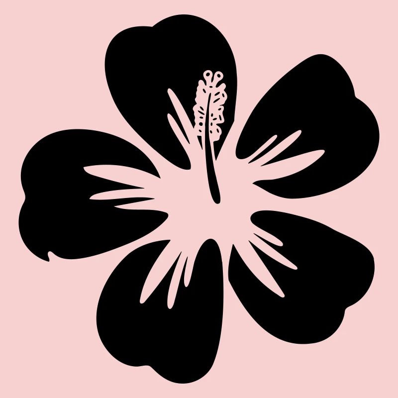 Fleur d’hibiscus Graphique de couleur Tropiques librement sélectionnable