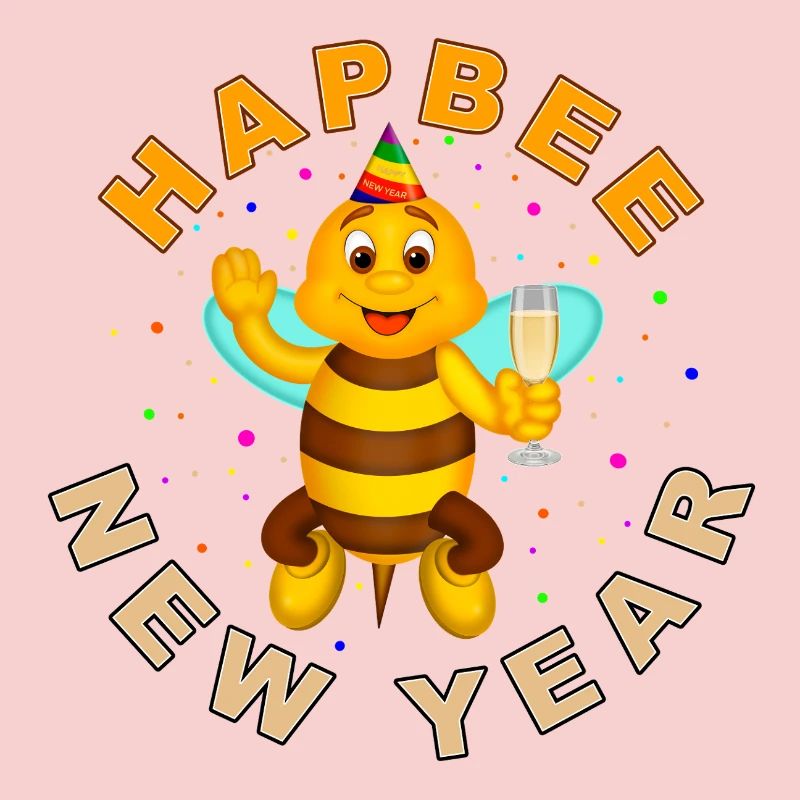 HAPBEE Nouvel An avec texte