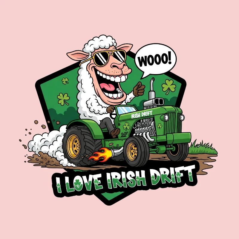 Irisches Drift Schaf Auto Design