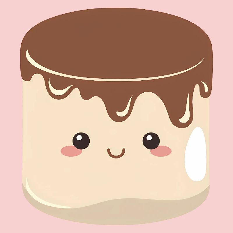 Kawaii Chocolate Marshmallow 