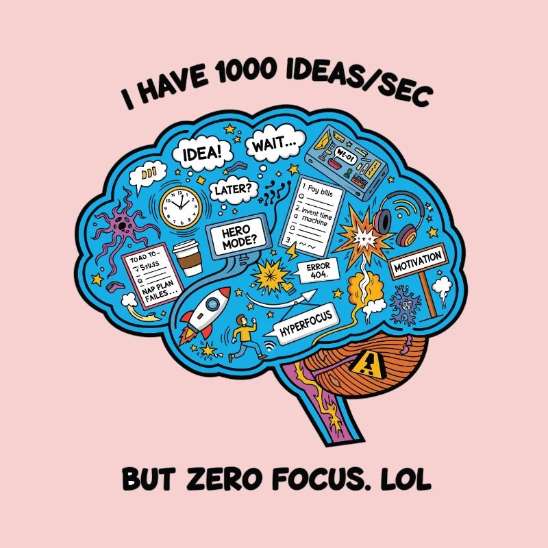 Illustration de brainstorming créative